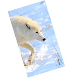 Maxbell Wolf 5D Diamond Painting DIY Embroidery Cross Stitch Needlework Craft White
