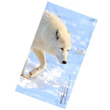 Maxbell Wolf 5D Diamond Painting DIY Embroidery Cross Stitch Needlework Craft White