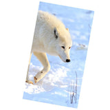 Maxbell Wolf 5D Diamond Painting DIY Embroidery Cross Stitch Needlework Craft White