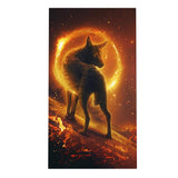 Maxbell Wolf 5D Diamond Painting DIY Embroidery Cross Stitch Needlework Craft Brown