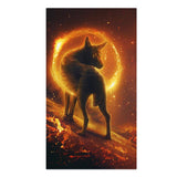 Maxbell Wolf 5D Diamond Painting DIY Embroidery Cross Stitch Needlework Craft Brown