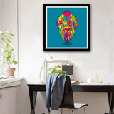 Maxbell 1 Set of Animal DIY Diamond Painting Picture Home Decor Colorful Bull