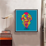 Maxbell 1 Set of Animal DIY Diamond Painting Picture Home Decor Colorful Bull