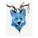 Maxbell 5D DIY Diamond Painting Embroidery Cross Craft Stitch Kit Wolf