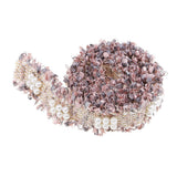 Max 1 Yard Vintage Lace Ribbon Trim for Wedding Bridal Sewing Craft Pink Grey