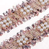 Max 1 Yard Vintage Lace Ribbon Trim for Wedding Bridal Sewing Craft Pink Grey