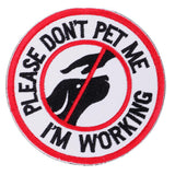 Max Service Dog Patch Embroidery Patch Armband Badge Hook & Loop 4#