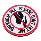 Max Service Dog Patch Embroidery Patch Armband Badge Hook & Loop 4#