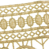Maxbell 1 Yards Lace Ribbon Crafts Trim DIY Embroidered For Sewing Decoration 14.3cm Wide