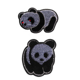 Max Cute Panda Embroidered Patches Animals Stickers for Kids DIY Decoration 1#
