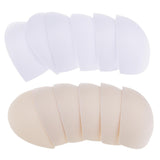 Max 3 Pairs Women Foam Inserts Breast Bra Pads Swimwear Bikini Pads White