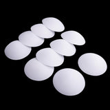 Max 5 Pairs Women Bikinis Round Bra Pad Inserts Sponge Push Up  Swimwear White