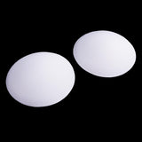 Max 5 Pairs Women Bikinis Round Bra Pad Inserts Sponge Push Up  Swimwear White