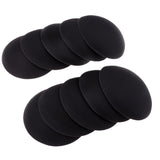 Max 5 Pairs Women Bikinis Round Bra Pad Inserts Sponge Push Up  Swimwear Black