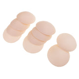 Max 5 Pairs Women Bikinis Round Bra Pad Inserts Sponge Push Up  Swimwear Nude