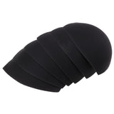 Max 3 Pairs Soft Women's Triangle Bra Pads Inserts for Sports Bra Bikini Black