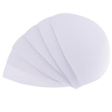 Max 3 Pairs Soft Women's Triangle Bra Pads Inserts for Sports Bra Bikini White