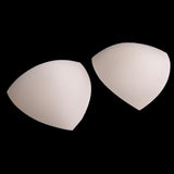 Max 3 Pairs Soft Women's Triangle Bra Pads Inserts for Sports Bra Bikini Nude