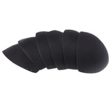 Max 3 Pairs Triangle Sewing In Insert Foam Soft Cup Removable Padded  Black