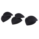 Max 3 Pairs Triangle Sewing In Insert Foam Soft Cup Removable Padded  Black
