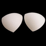 Max 3 Pairs Triangle Sewing In Insert Foam Soft Cup Removable Padded  Brown