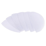 Max 3 Pairs Triangle Sewing In Insert Foam Soft Cup Removable Padded  White