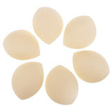 Max 3 Pairs Women Bikini Triangle Bra Pads Inserts Sponge Foam Push Up Pad Nude