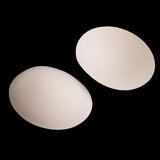 Max 3 Pairs Beige Soft Round Bra Pads Inserts for Sports Bikini Top Swimsuit Bra
