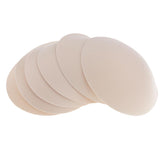 Max 3 Pairs Beige Soft Round Bra Pads Inserts for Sports Bikini Top Swimsuit Bra