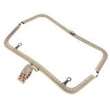 Maxbell Metal Purse Clasp Frame Lock Handle DIY Bag Clasp Lock Accessories Bronze