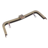 Maxbell Metal Purse Clasp Frame Lock Handle DIY Bag Clasp Lock Accessories Bronze