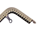 Maxbell Metal Purse Clasp Frame Lock Handle DIY Bag Clasp Lock Accessories Bronze
