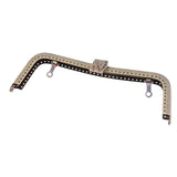 Maxbell Metal Purse Clasp Frame Lock Handle DIY Bag Clasp Lock Accessories Bronze