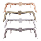 Maxbell Metal Purse Clasp Frame Lock Handle DIY Bag Clasp Lock Accessories Bronze