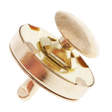 Maxbell 10 Sets Double Sided Nail Magnetic Button Clasp Sewing Fasteners Gold 18mm