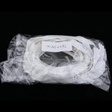 Max 5Pcs Nylon Coil Zippers Closed End Invisible Zipper for Sewing White