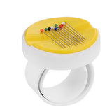 Max 1pc Wrist Magnetic Needle Box for Home Factory Sewing Useful Gadget Yellow