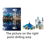 Maxbell DIY 5D Diamond Painting Embroidery Cross Crafts Stitch Kit Castle
