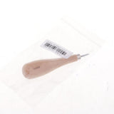 Maxbell 1 Piece Wooden Handle Leather Stitcher Sewing Awl for Leather Crafts 4mm