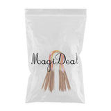 Maxbell 18Pc/set Mixed Color Circular Bamboo Knitting Needles Crocheting Tools 60cm