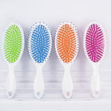 Maxbell Fashion English Letter Hairbrush Round Hair Brush Straightener Comb Black - Aladdin Shoppers
