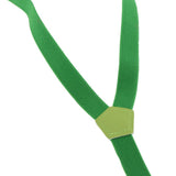Max Easy Clip-On Y-Back Suspenders with Clips for Kids & Toddlers  Green