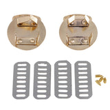Max Bag Closure Catch Tuck Lock Clasp Fasteners for LeatherCraft Gold Round
