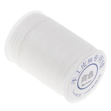 Max 1 Roll 150D Waxed Polyester Braided Thread for DIY Leathercrafts White