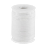 Max 1 Roll 150D Waxed Polyester Braided Thread for DIY Leathercrafts White