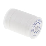 Max 1 Roll 150D Waxed Polyester Braided Thread for DIY Leathercrafts White