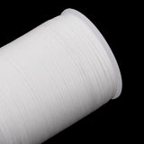 Max 1 Roll 150D Waxed Polyester Braided Thread for DIY Leathercrafts White