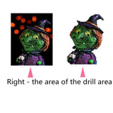 Maxbell Halloween DIY 5D Diamond Painting Embroidery Cross Crafts Stitch Kit