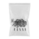 Max 50pcs Plastic Double Hole Toggle Spring Stop for Paracord Shoelace  XS038