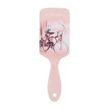 Max Bicycle Pattern Hair Brush Massage Comb Hair Care Anti-static Brush Pink